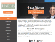 Tablet Screenshot of harrislawsite.com